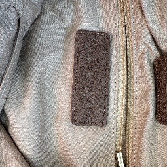 Sole Society Black and Cream Snake Print Tote - Picture 4 of 4